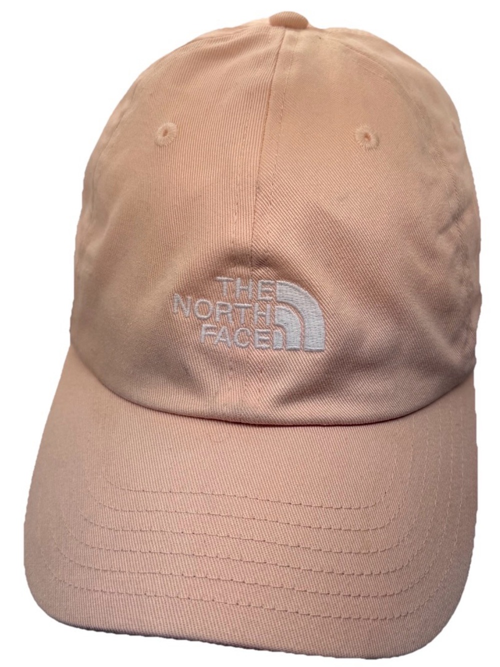 North‎ Face Pink Hat Cap Unisex One Size Embroidered 6 Panel Buckle Closure